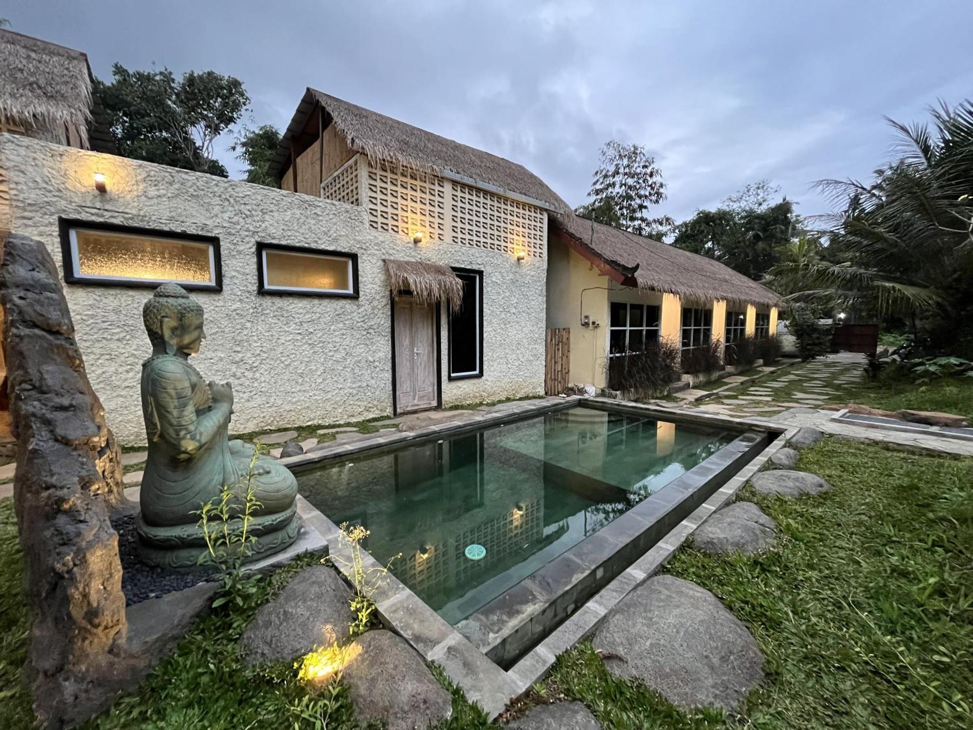 ホテル Bamboo Oasis ウブド エクステリア 写真