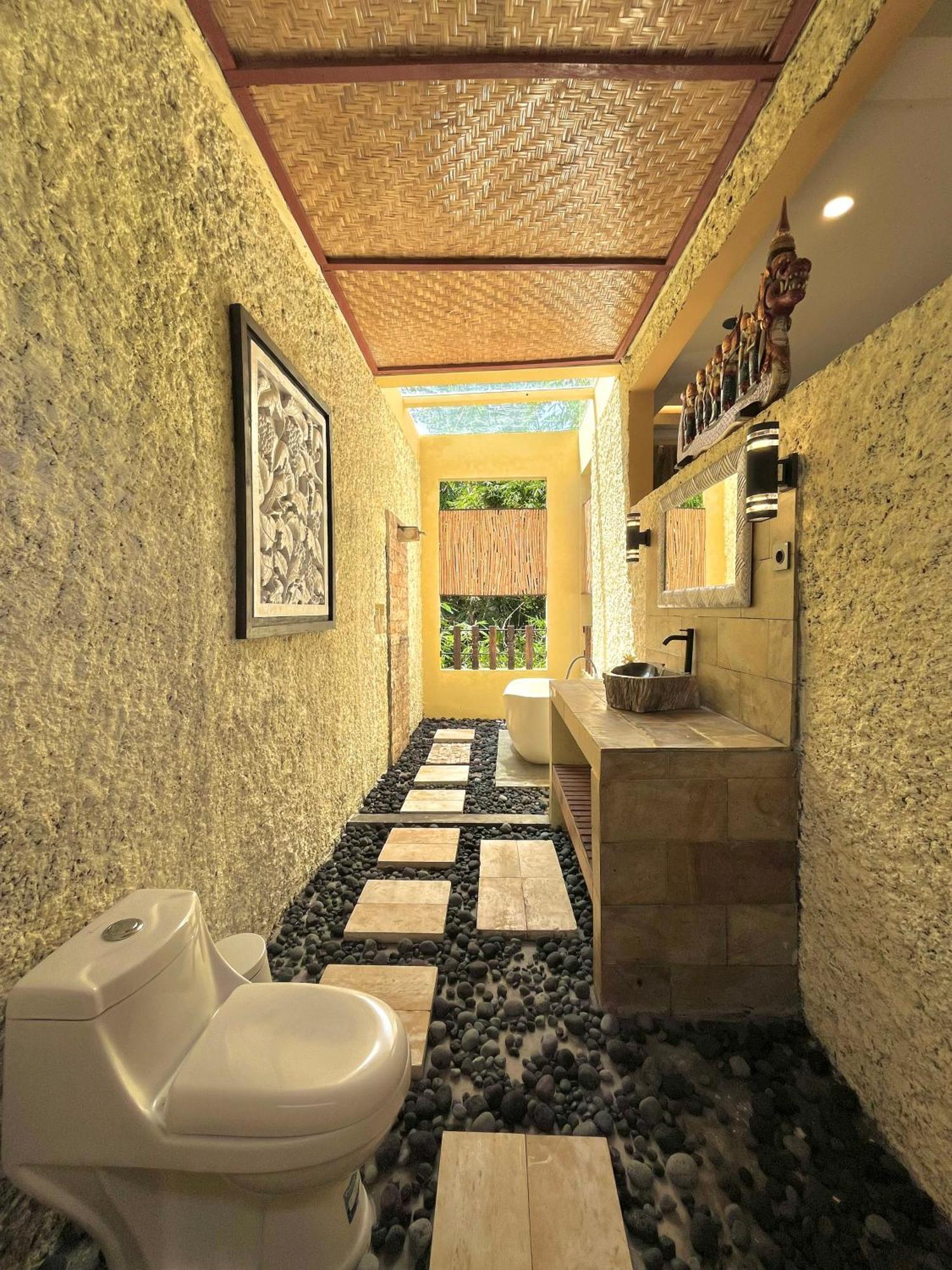 ホテル Bamboo Oasis ウブド エクステリア 写真